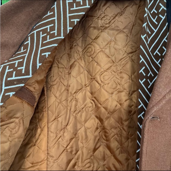 Men’s Casual Vintage Wool Trench Coat - Picture 3 of 4